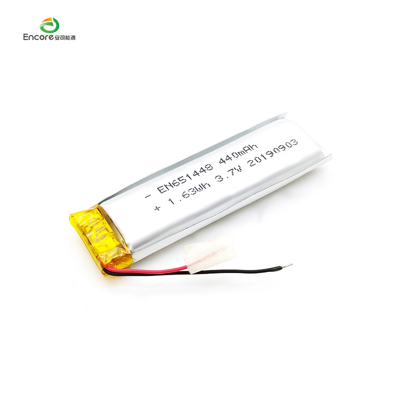 Ли полимерна батерија од 3,7v 450mah