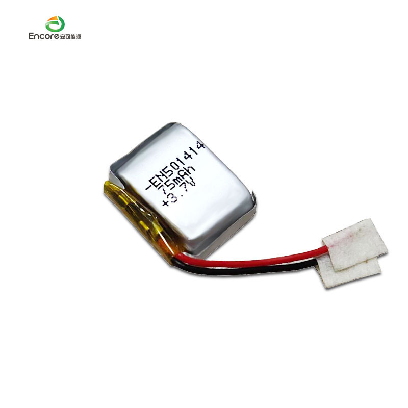 75mAh Li Polymer Battery 501419