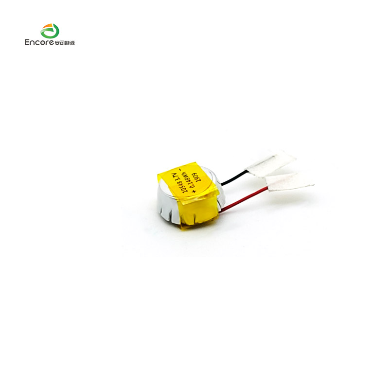 Ли јонски копче ќелија 3,7v копче 40mah